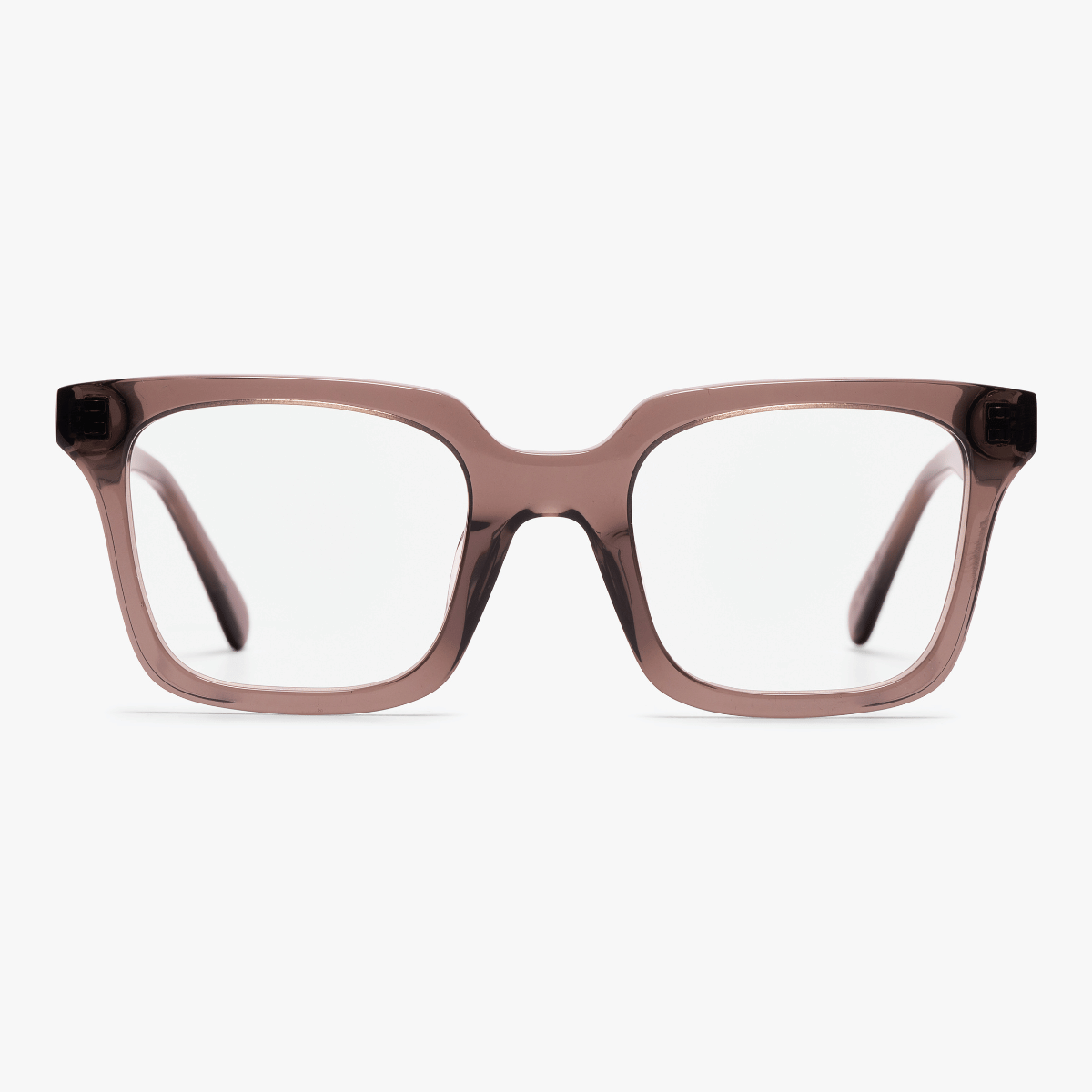Luxreaders stylish Men's Tisvilde Crystal Grey Reading glasses. Made from Bio-acetate in a Square shape.