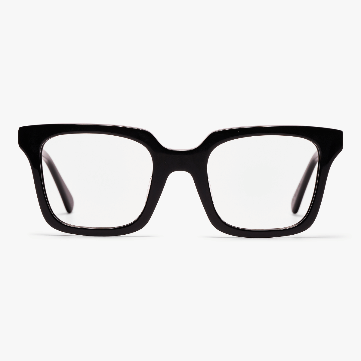 Luxreaders stylish Men's Tisvilde Black Reading glasses. Made from Bio-acetate in a Square shape.