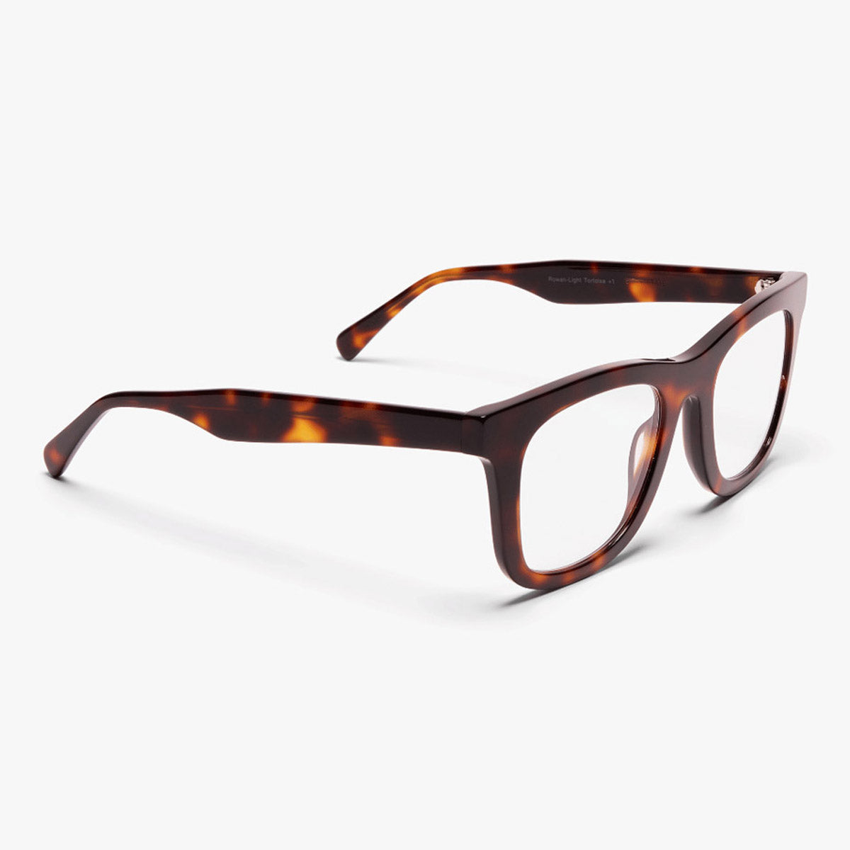 Luxreaders stylish Women's Samsø Light Turtle Reading glasses. Made from Bio-acetate in a Square shape.
