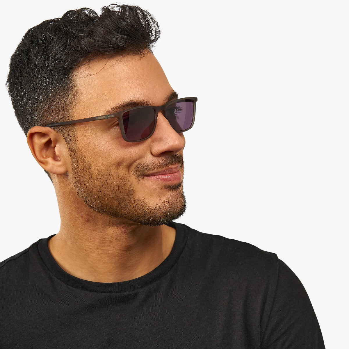 Luxreaders stylish Men's Skagen Grey Sunglasses. Made from Rubber in a Rectangle shape.