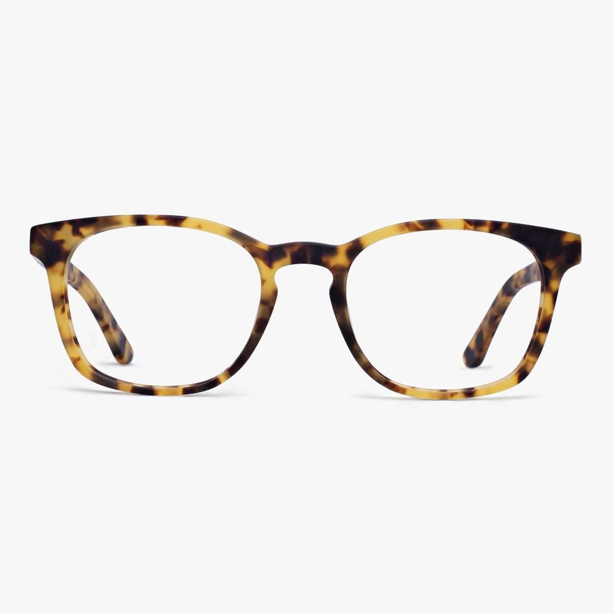 Bornholm Light Turtle tortoiseshell reading glasses with rectangular frames