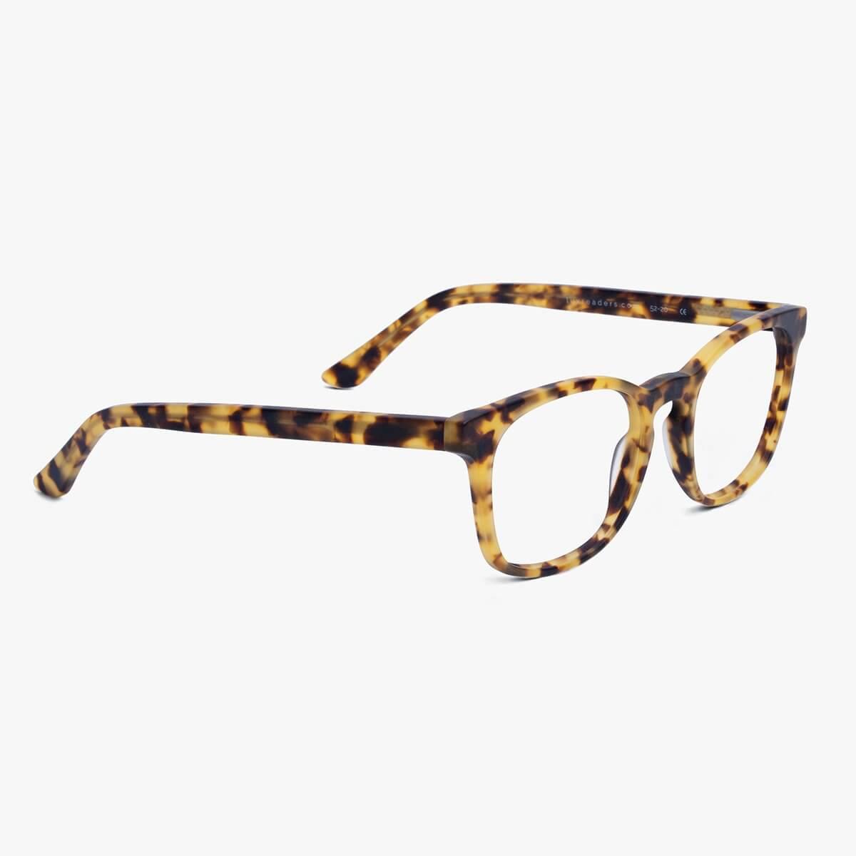 Bornholm Light Turtle tortoiseshell reading glasses with classic square frame