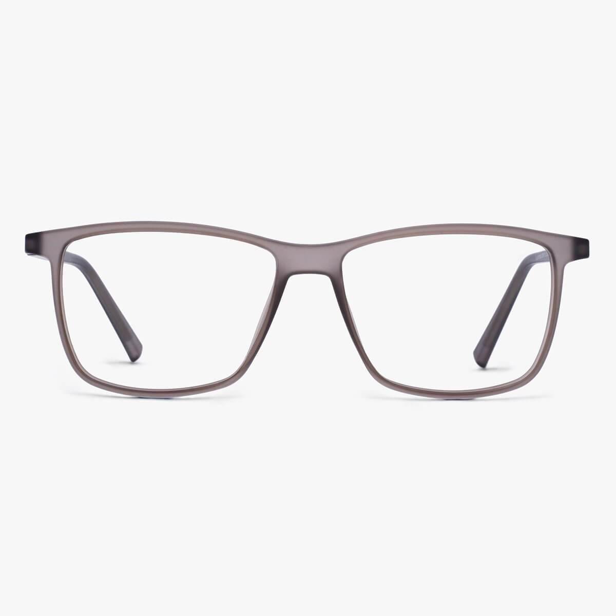 København Grey square grey matte reading glasses