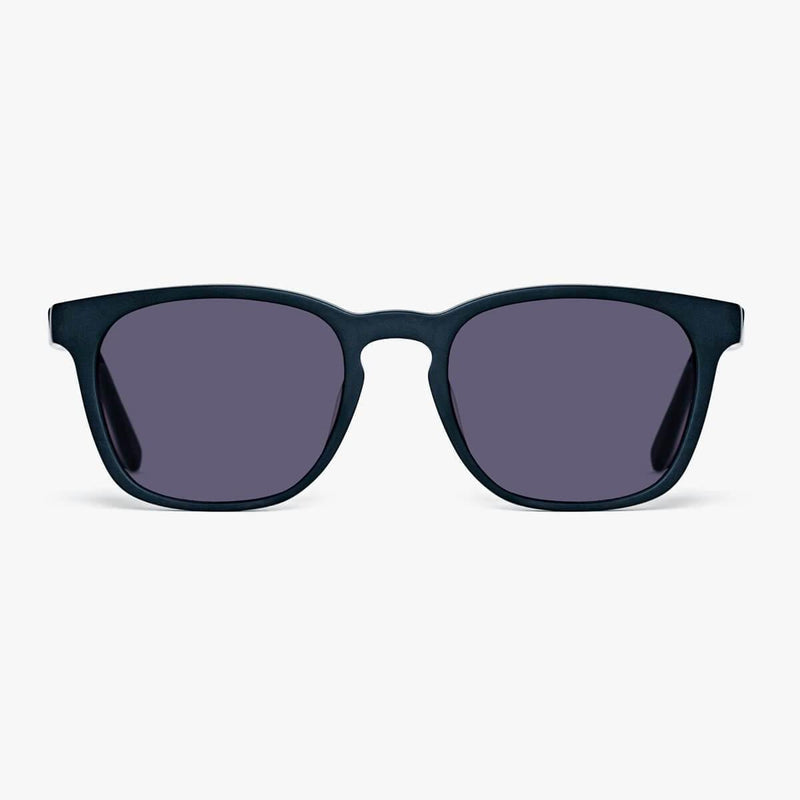 Men's Bornholm Black sunglasses with black frame and dark lenses