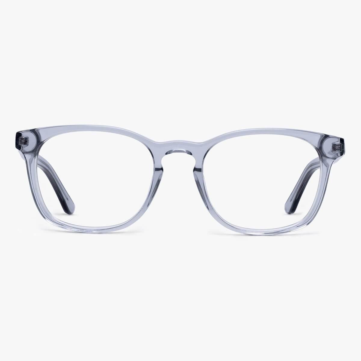 Men's Bornholm Crystal Grey square reading glasses