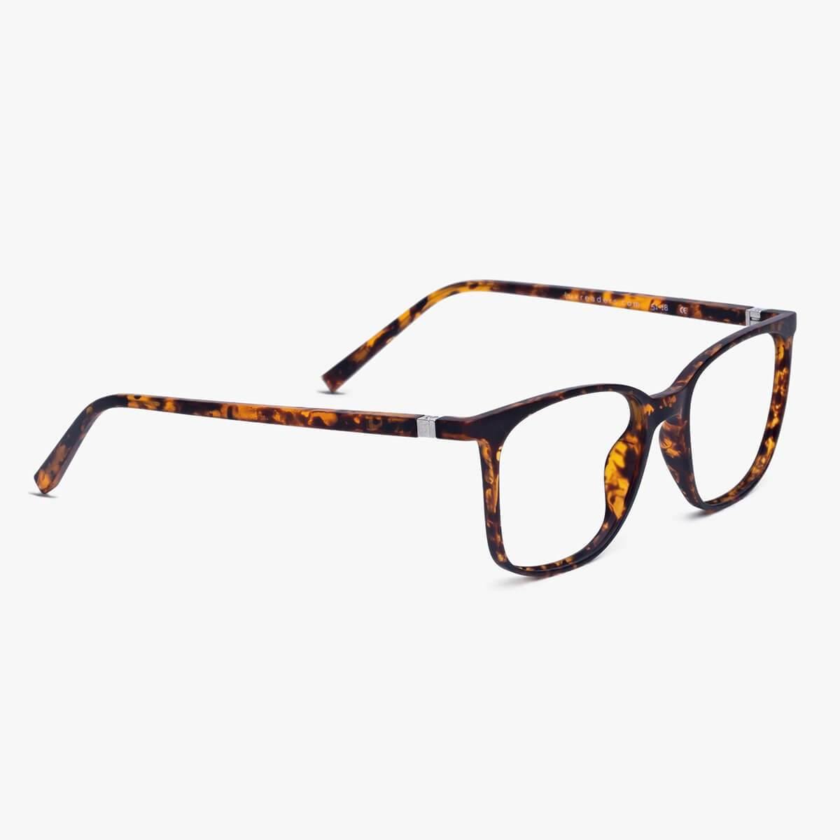 Men's Fyn Turtle tortoise shell glasses with rectangular frames