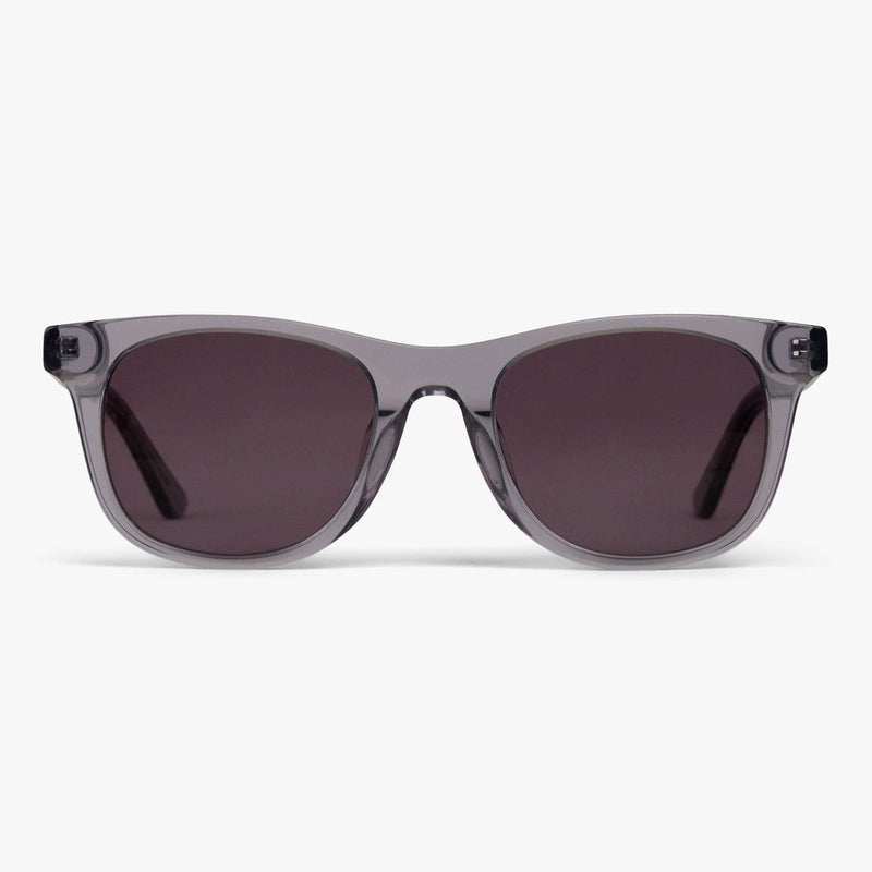 Men's Malmö crystal grey sunglasses with dark lenses