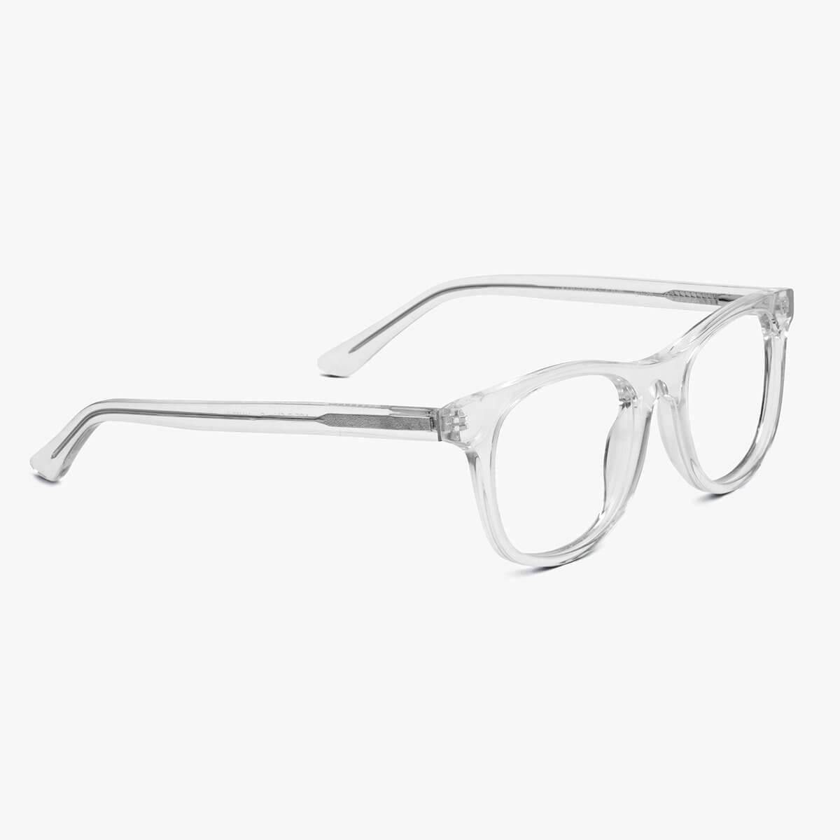 Men's Malmö Crystal White transparent reading glasses