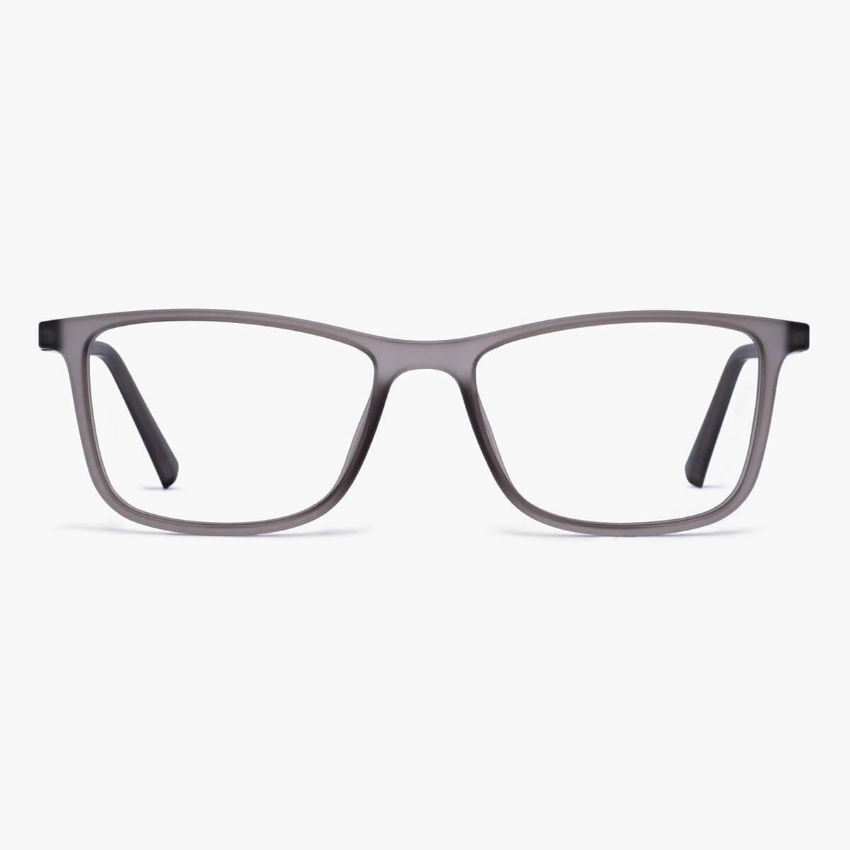Skagen Grey rectangular gray reading glasses