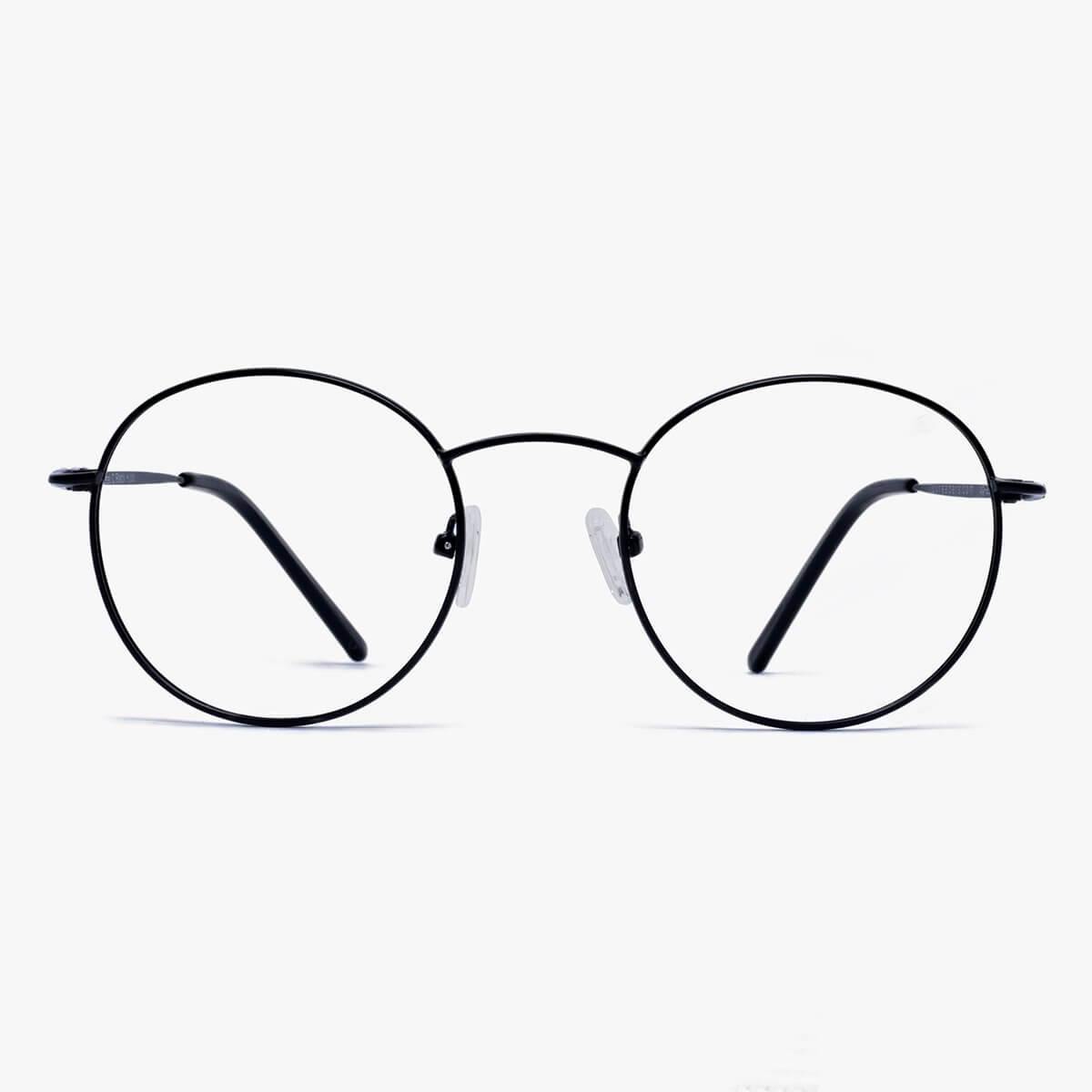 Tromsø Black round metal frame eyeglasses