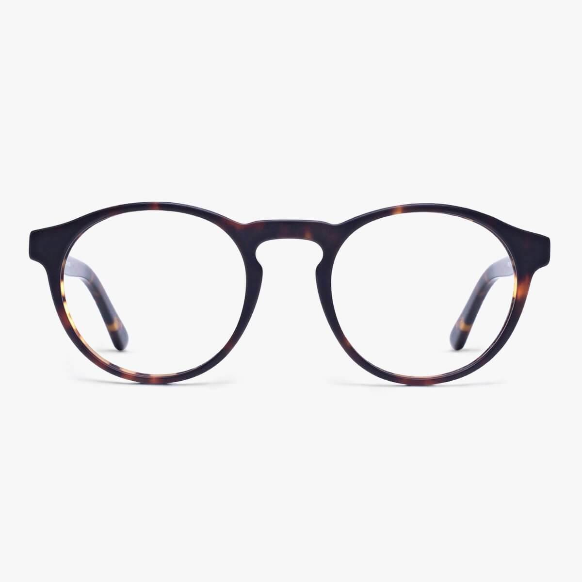 Trondheim dark turtle round reading glasses