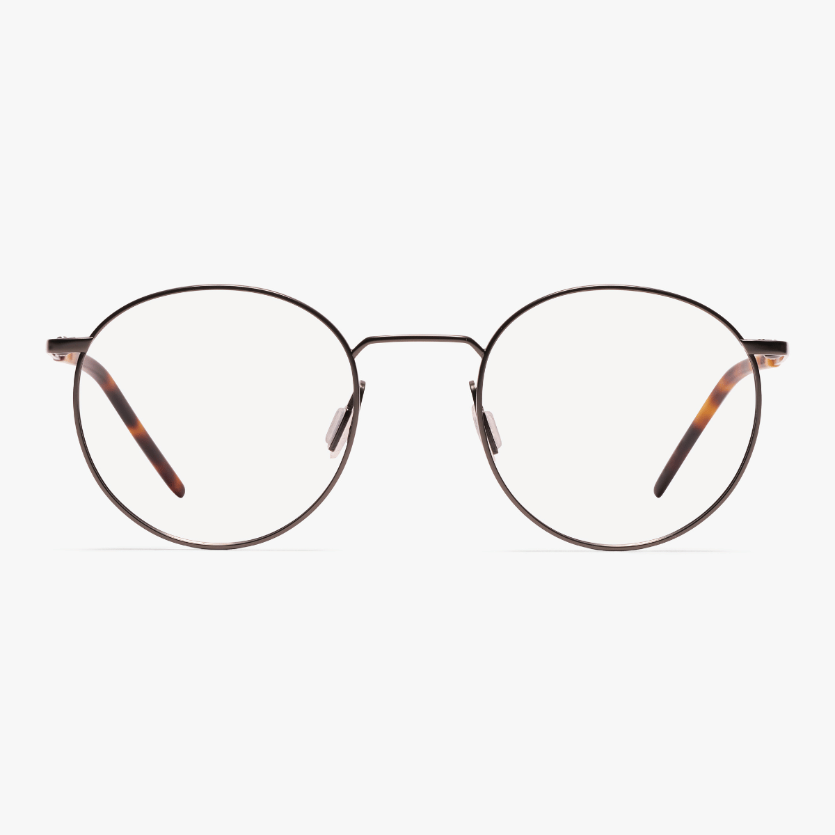 Women's Silkeborg Gun round metal frame glasses