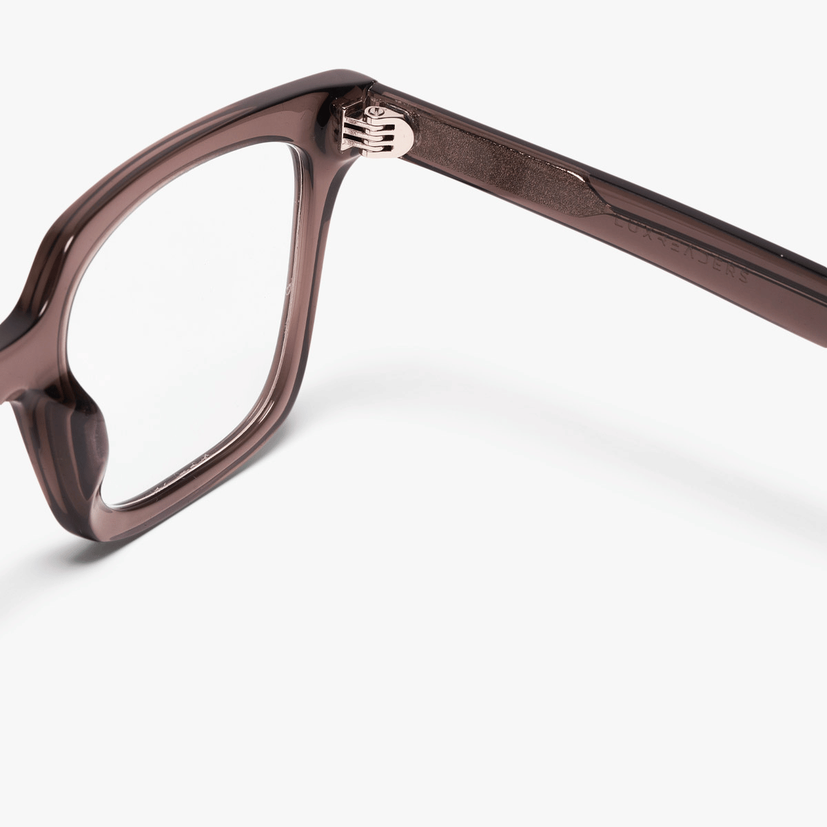 Crystal grey women's glasses with sleek temples