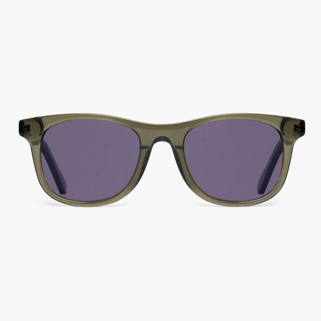 Kjøp Men's Evans Shiny Olive Solbriller - Luxreaders.no