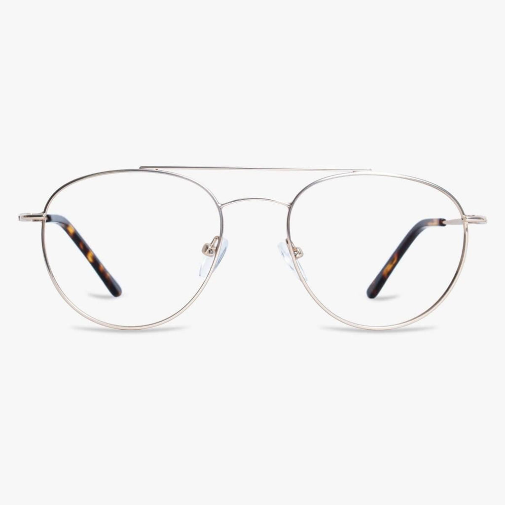 Kjøp Men's Williams Gold Blue light briller - Luxreaders.no