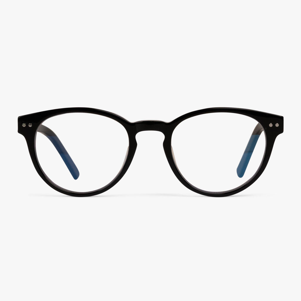 Kjøp Men's Reese Black Blue light briller - Luxreaders.no